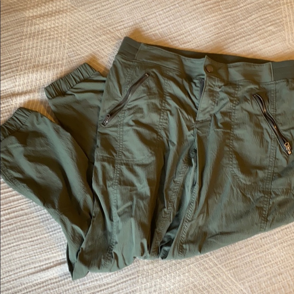 Athleta three quarter length joggers.
